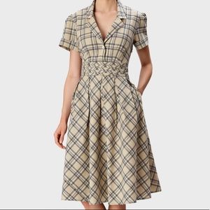 eShakti Plaid Dress